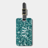 Coole Pool-Wellen Gepäckanhänger (Vorderseite vertikal)