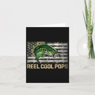 Coole Pop Angeln Camouflage Flaggenflagge Tag Fisc Karte