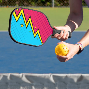 Coole Pop-Art-Pickleball-Schläger Pickleball Schläger