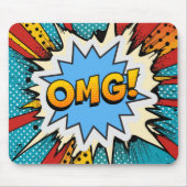 Coole Pop Kunst bunt Moderne Graffiti Mousepad (Vorne)