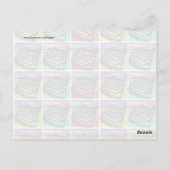 Coole Pop-Kunst für Schriftsteller und Autoren Postkarte (Rückseite)