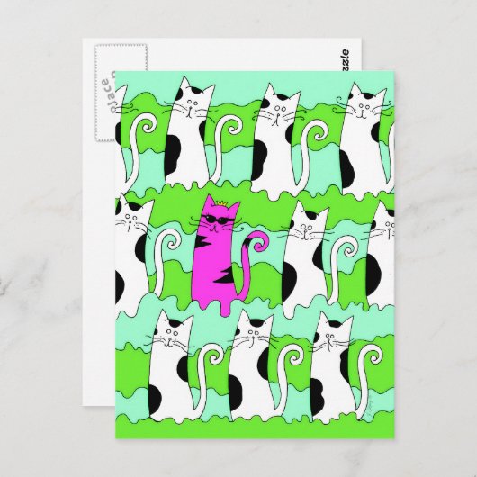 Coole Postkarte (Vorne/Hinten)