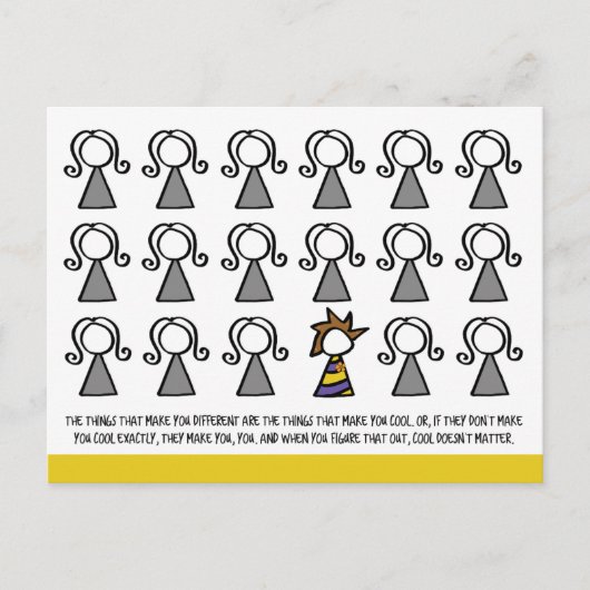 Coole Postkarte (Vorderseite)