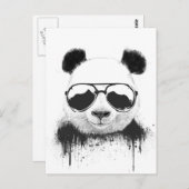 coole Postkarte bleibe (Vorne/Hinten)