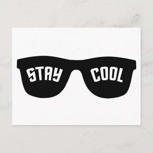 COOLE Postkarte bleibe (Vorderseite)