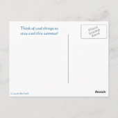 Coole Postkarte bleibe (Rückseite)