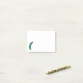 Coole Psychedelic Jumping Trout Post-it Klebezettel (Auf Schreibtisch)