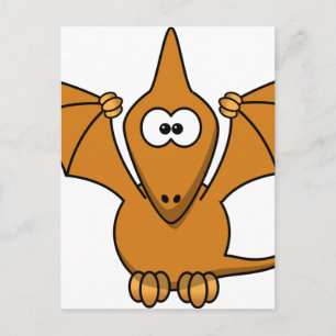 coole Pterodaktylsäure Postkarte