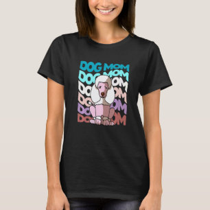 Coole Pudel-Hund-Mutter Retro Vintage Hund T-Shirt