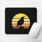 Coole Quail Art Men Bird Hunter Quail Upland Mousepad (Mit Mouse)