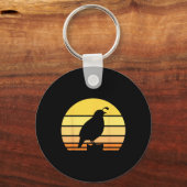 Coole Quail Art Men Bird Hunter Quail Upland Schlüsselanhänger (Vorderseite)