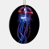 Coole Quallen leuchtendes helles Phenomeno Keramik Ornament (Rechts)