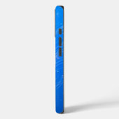 Coole Quallen Tentacles Bright Blue Water Case-Mate iPhone Hülle (Rückseite / Links)