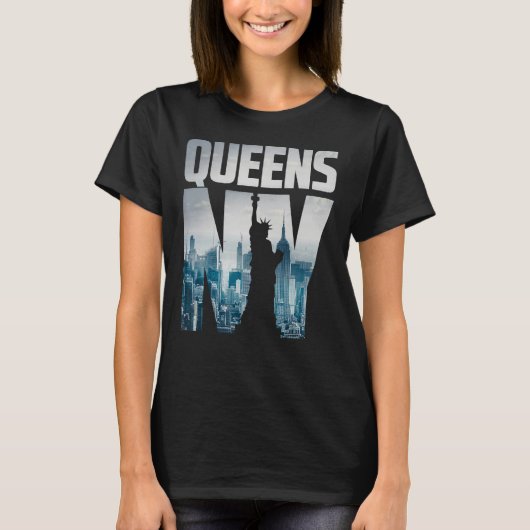 Coole Queens Graphic Tee Shirts, Queens New York C (Vorderseite)