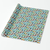Coole Race Cars Kindergeburtstag Wrapping Paper Geschenkpapier (Ungerollt)