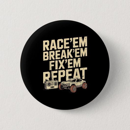 Coole Racing Art für Männer Remote Kontrolle Rc Button (Vorderseite)