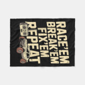 Coole Racing Art für Männer Remote Kontrolle Rc Fleecedecke (Vorderseite (Horizontal))