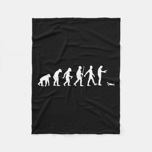 Coole Racing Art für Männer Remote Kontrolle Rc Fleecedecke (Vorderseite)