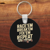 Coole Racing Art für Männer Remote Kontrolle Rc Schlüsselanhänger (Vorderseite)