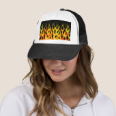 Coole Racing-Flammen Truckerkappe (Beispiel)