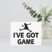 coole Racquetballdesigns Postkarte (Stehend Vorderseite)
