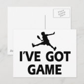 coole Racquetballdesigns Postkarte (Vorne/Hinten)