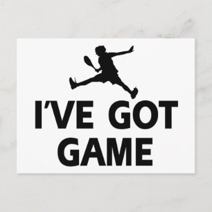 coole Racquetballdesigns Postkarte