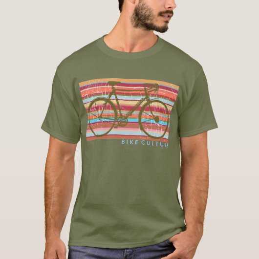 coole Radidee für Radfahrer T-Shirt (Vorderseite)