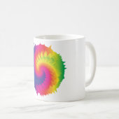 Coole Rainbow-Gefärbte Krawatte Kaffeetasse (VorderseiteRechts)