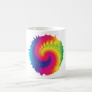 Coole Rainbow-Gefärbte Krawatte Kaffeetasse