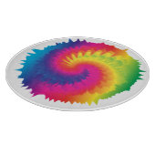 Coole Rainbow-Gefärbte Krawatte Schneidebrett (Ecke)