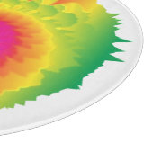 Coole Rainbow-Gefärbte Krawatte Schneidebrett (Ecke)