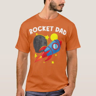 Coole Rakete für den Vater Pater Rockets Weltraums T-Shirt