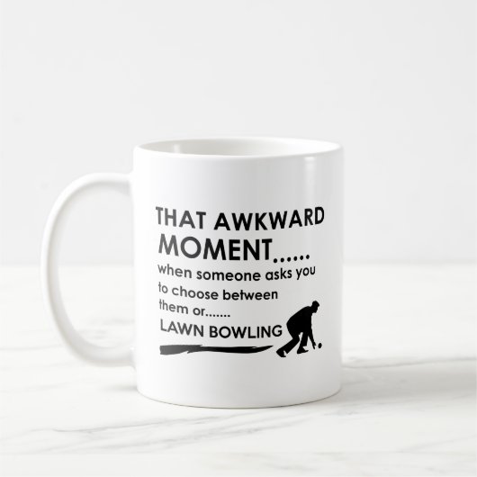 Coole Rasenschüsselentwürfe Kaffeetasse (Links)