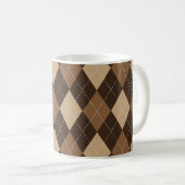 Coole Raute Muster mit Stiften Kaffeetasse (VorderseiteRechts)
