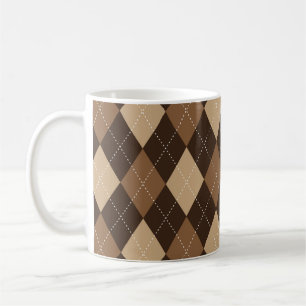 Coole Raute Muster mit Stiften Kaffeetasse