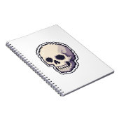 Coole ReCool Retro-Pixel-Art-Totenkopf-iPad-Smart- Notizblock (Rechte Seite)