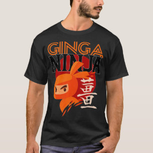 Coole Redhead Ginga Ninja Funny Ginger Ninja Gesch T-Shirt