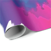 Coole Regenbogen-Gefärbte Krawatte Geschenkpapier (Rolleneckpunkt)