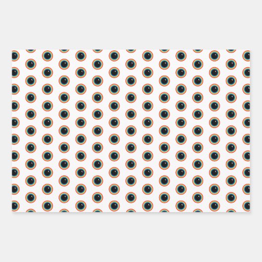 Coole Regenbogenaugen Geschenkpapier Set (Vorderseite 3)