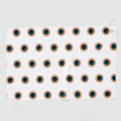 Coole Regenbogenaugen Golfhandtuch (Horizontal)