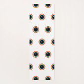 Coole Regenbogenaugen Yogamatte (Rückseite)