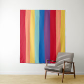 Coole Regenbogenfarben, tropisch, Sommer Wandteppich (Beispiel)