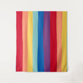 Coole Regenbogenfarben, tropisch, Sommer Wandteppich (Vorderseite)