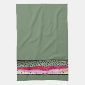 Coole Regenbogenforelle Handtuch (Vertikal)