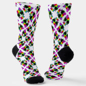Coole Regenbogenkatzen Socken (Gewinkelt)
