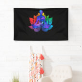 Coole Reiki Medizin Lotus Aura Banner (Insitu)