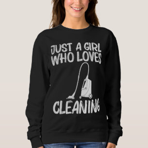 Coole Reinigungskunst für Mädchen Reinigungsmittel Sweatshirt