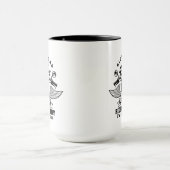 Coole Reit-Vater-Wortkunst Tasse (Zentrum)
