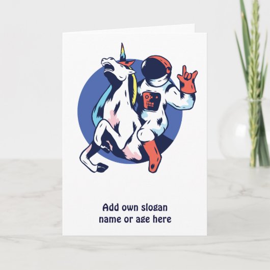 Coole Reittechnik von Astronauten - Rock Teen Grap Karte (Vorderseite)